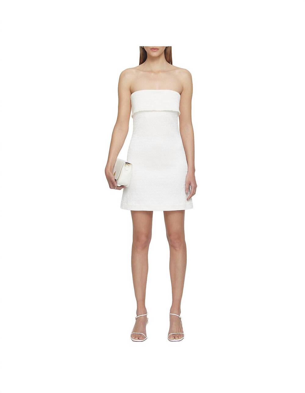 NEW VIKTORIA & WOODS escapism mini dress in ivory